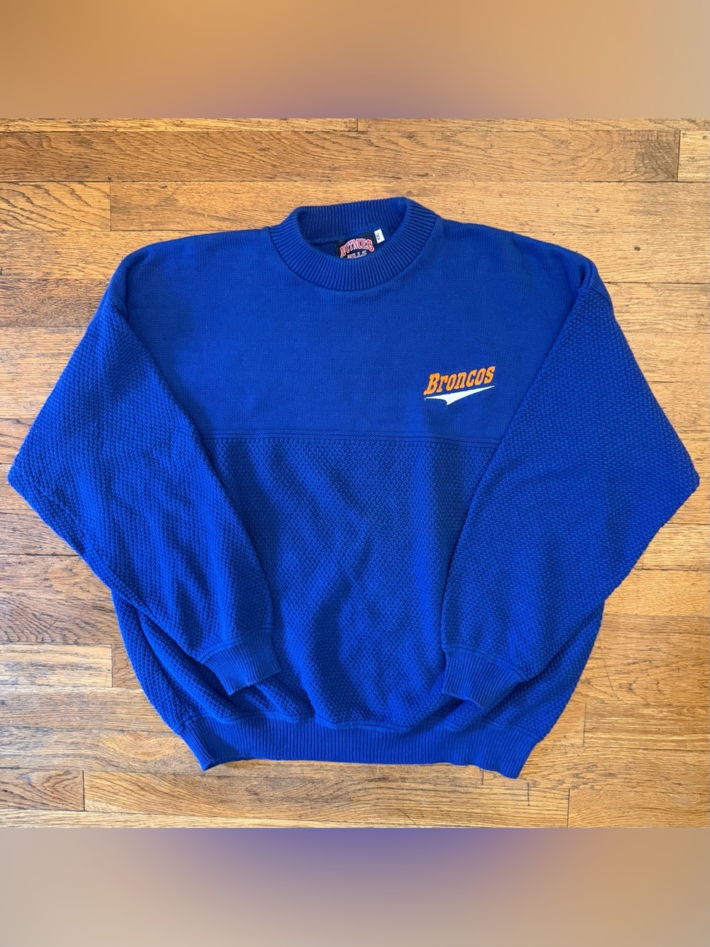 Vintage 90s Denver Broncos Knit Sweater